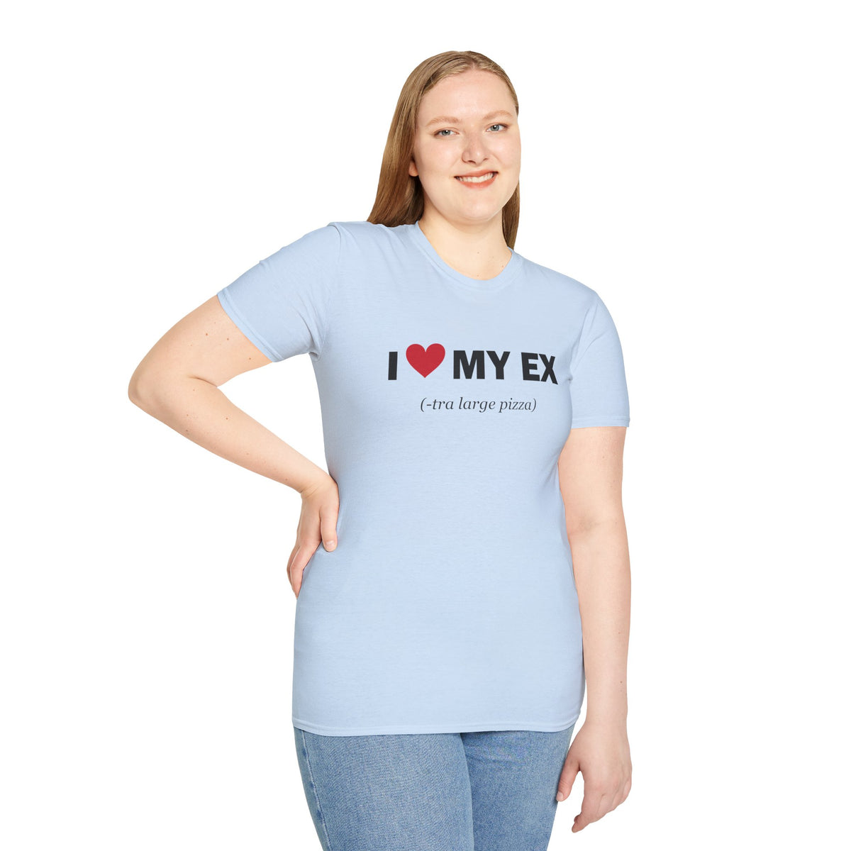 I Love My Ex-tra Large Pizza Funny Breakup T-Shirt