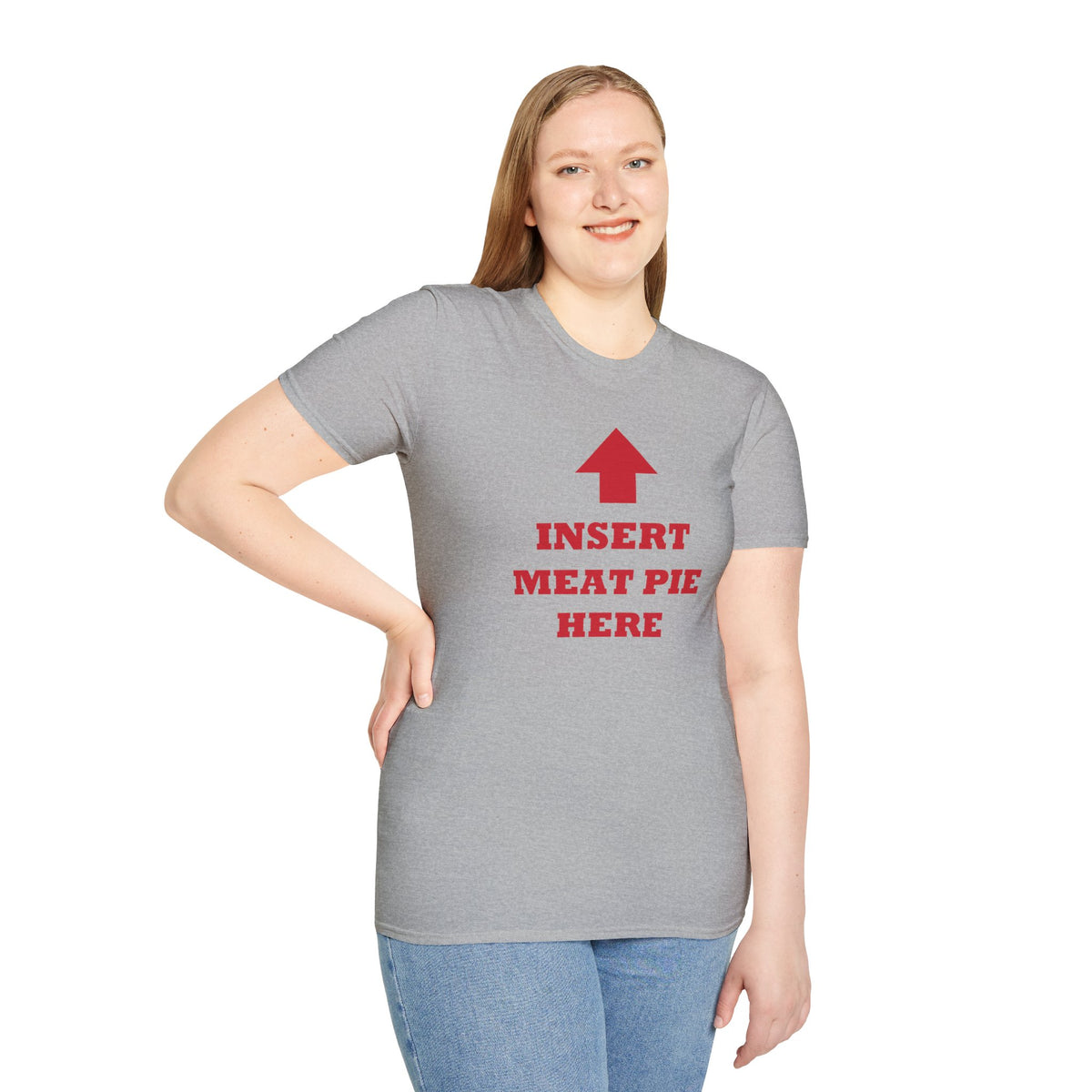 Insert Meat Pie Here Funny Aussie T-Shirt