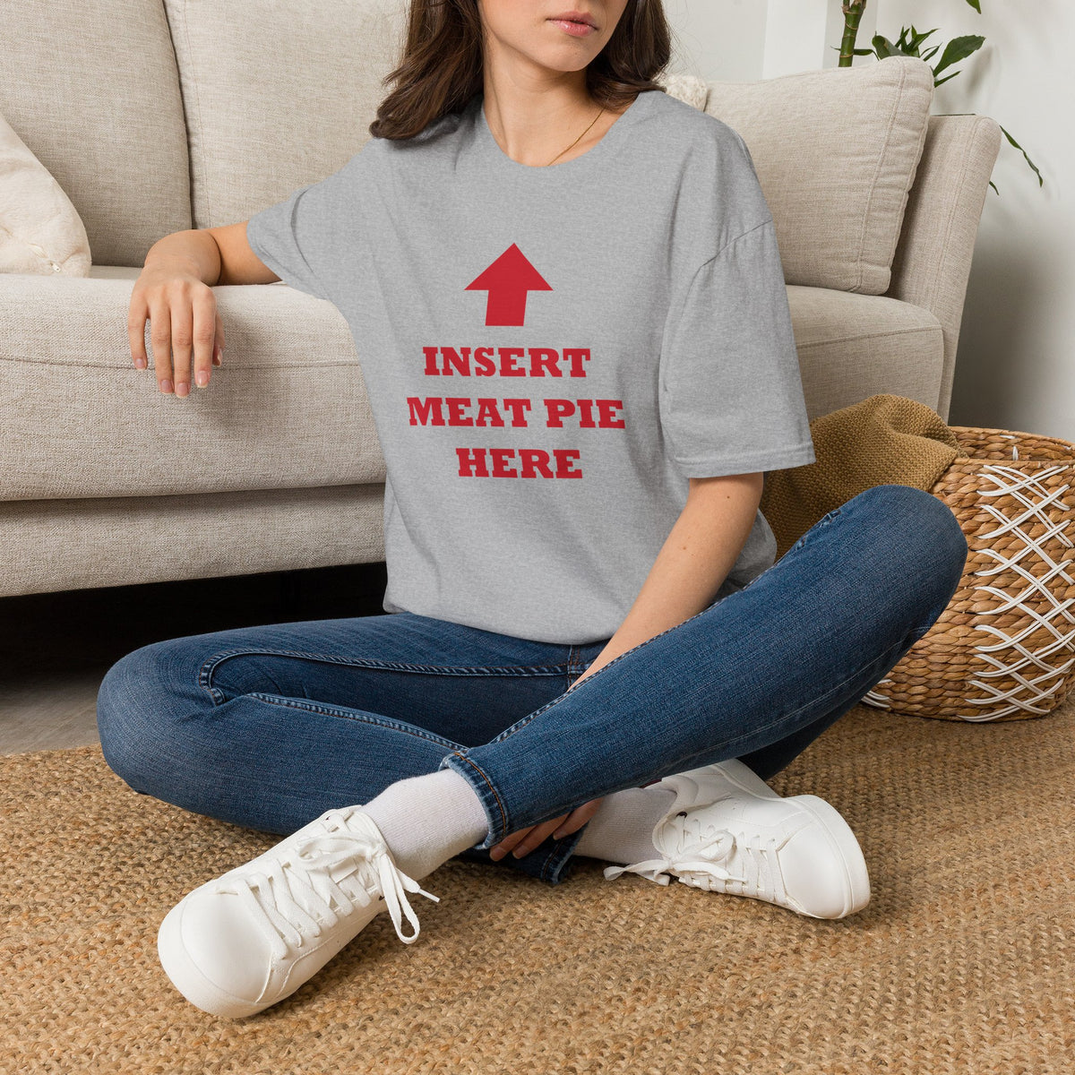 Insert Meat Pie Here Funny Aussie T-Shirt