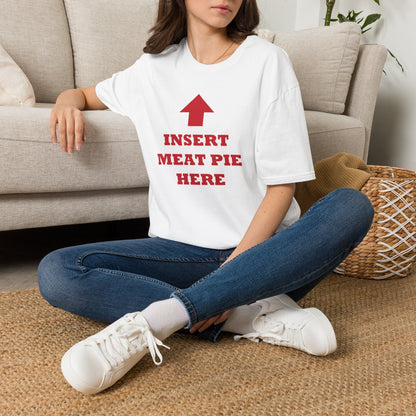 Insert Meat Pie Here Funny Aussie T-Shirt