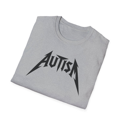 Autism Heavy Metal Band Parody Funny T-Shirt