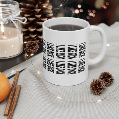 I Like D*ck Hidden Message Mug – Funny Secret Text Coffee Mug