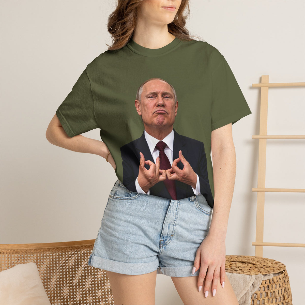 Confidently Wrong Leader Pose Tee