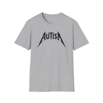 Autism Heavy Metal Band Parody Funny T-Shirt