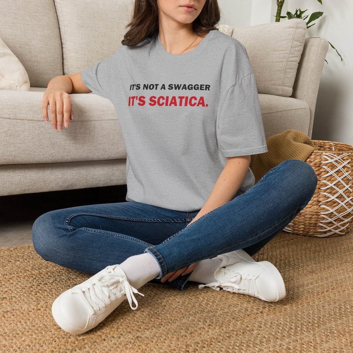 It's Not a Swagger It's Sciatica Funny Back Pain T-Shirt