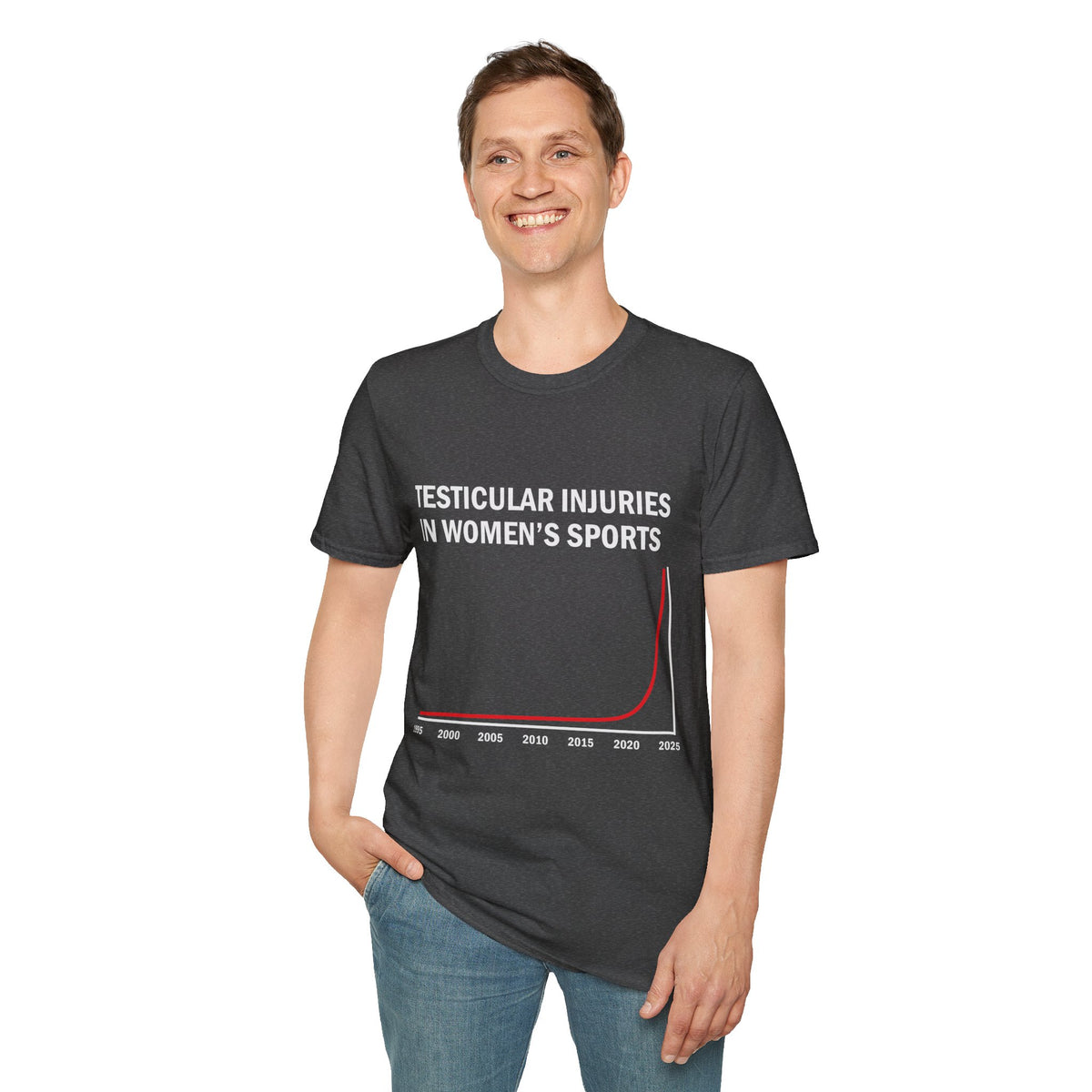 Testicular Injuries in Women's Sports Funny T-Shirt
