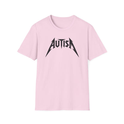 Autism Heavy Metal Band Parody Funny T-Shirt