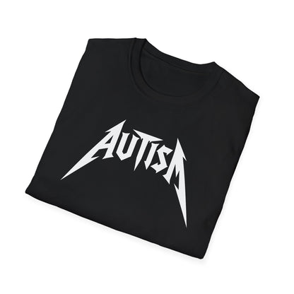 Autism Heavy Metal Band Parody Funny T-Shirt