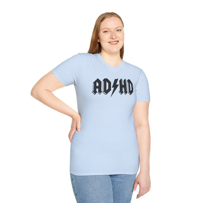 AD/HD Hard Rock Band Parody Funny ADHD T-Shirt