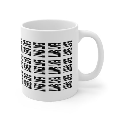 Eat Sh*t Hidden Message Mug – Funny Secret Text Coffee Mug