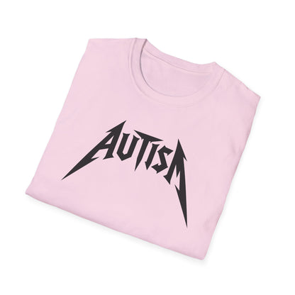 Autism Heavy Metal Band Parody Funny T-Shirt